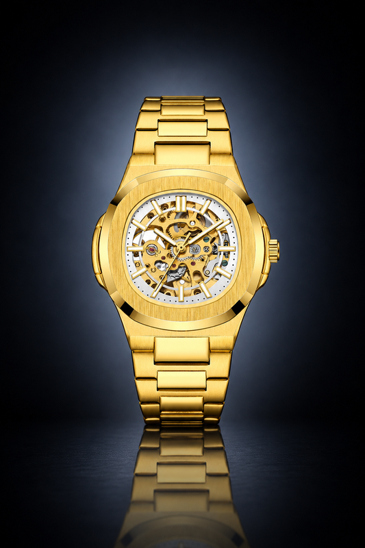 Maison Marjo Straton Gold Skeleton White
