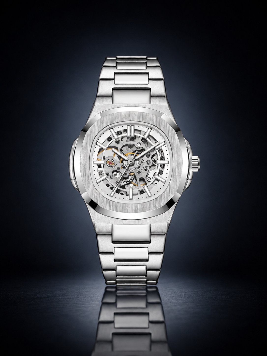 Maison Marjo Straton Silver Skeleton White