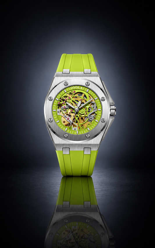 Maison Marjo Vitaire Silver Green Skeleton